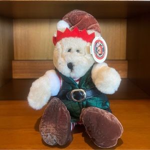 Rare Starbucks Coffee Holiday 2001 Bearista Elf Bear